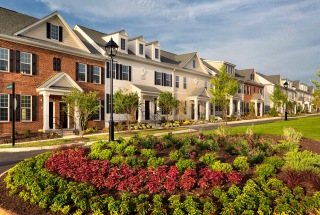 apartment community exterior rendering